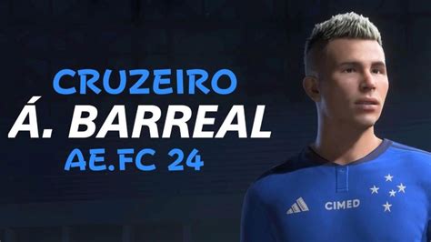 Como criar Á Barreal do cruzeiro AE FC24 Face Stats Tutorial 4k