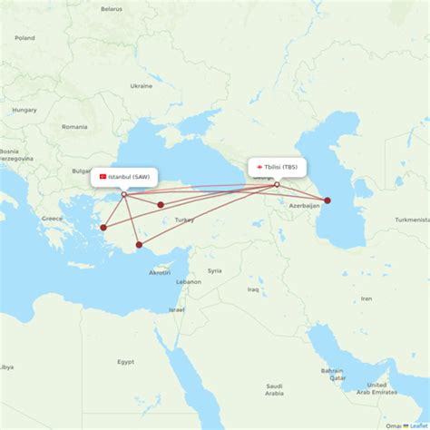 Pegasus Airlines Routes Map With All Flights Flight Routes