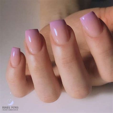 Get The Best Look With Purple Nude Ombre Nails Take Your Nails To The