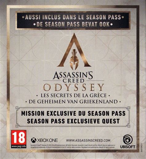 Assassin S Creed Odyssey Omega Edition Cover Or Packaging Material