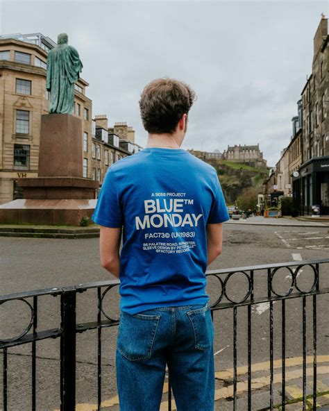 Social Recluse Blue Monday A-Side Project Tee - Blue | It Started In