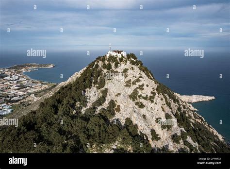 Church Of The Virgin Mary Tsambika Rhodes Stock Photo Alamy