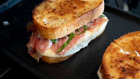 Basil Prosciutto Grilled Cheese Chef Shamy