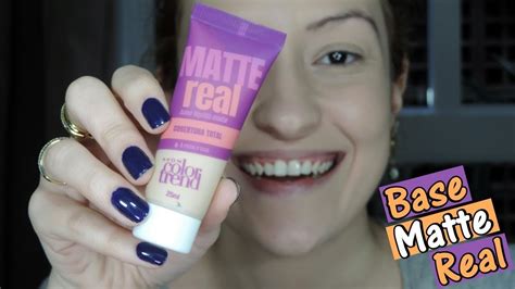 RESENHA BASE MATTE REAL DA AVON LAIANE LIRA YouTube