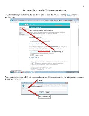 Fillable Online Cgc Maricopa Getting To Know Your Cgcc Smarthinking