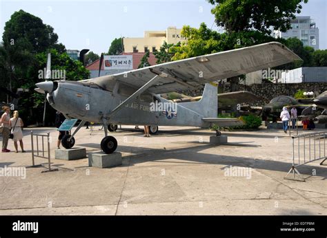 War Remnants Museum Tourist With U S Air Force Fighter Plane Saigon