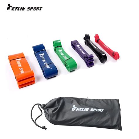 Set Of Natural Latex Strength Resistance Bands Loop Fitness Power