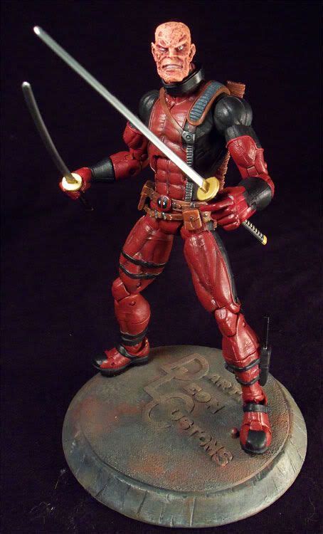 Darth Leon Customs: custom DEADPOOL Marvel Legends figure by MSD w/DOOP