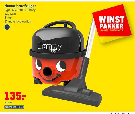 Numatic Stofzuiger Hvr Eco Henry Aanbieding Bij Makro Folders Nl