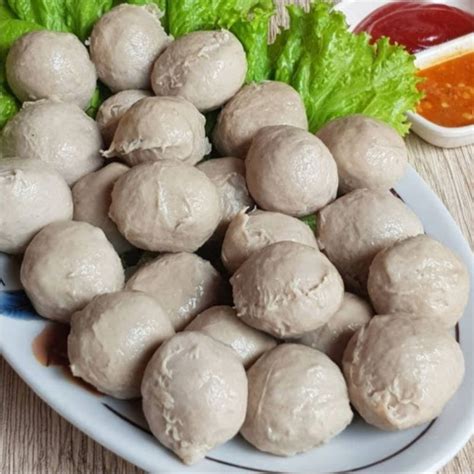 Jual BAKSO PENTOL DAGING SAPI 1Kg Khusus Gosend Shopee Indonesia