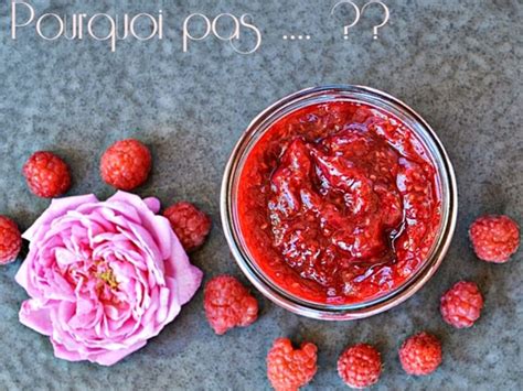 Confiture Framboises Et P Tales De Roses De Damas Recette Par Isabelle