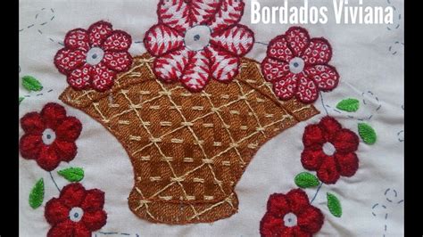 Bordado Fantas A Canasta Servilletas Bordadas A Mano Bordado