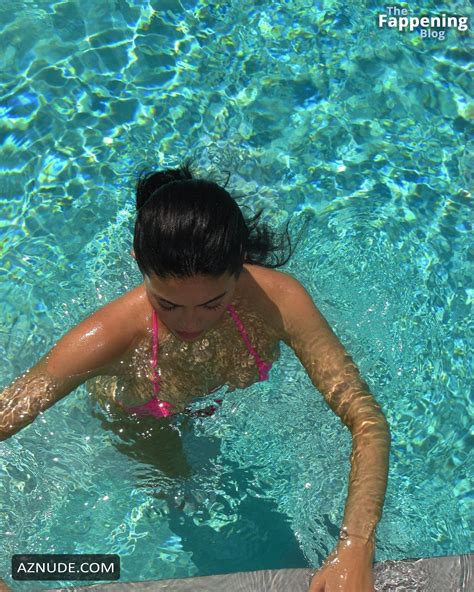 Kylie Jenner Sexy And Sizzling Shows Off Her Sultry Body In A Seductive Pink Bikini AZNude