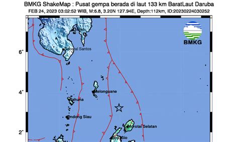 Wilayah Daruba Maluku Utara Diguncang Gempa Berkekuatan Magnitudo