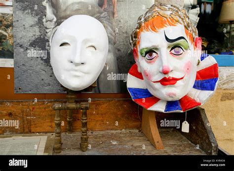 Karneval in venedig weiße masken Fotos und Bildmaterial in hoher