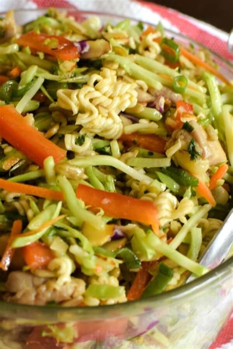 Ramen Broccoli Slaw Recipe A Crunchy Asian Coleslaw Salad