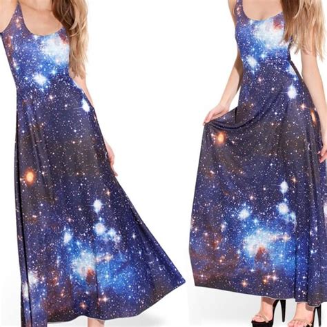 Plus Size Galaxy Dress Pluslook Eu Collection