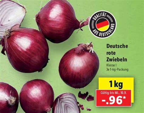 Deutsche Rote Zwiebeln Angebot Bei Lidl Prospekte De