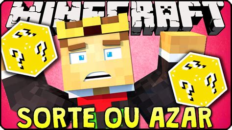 Minecraft Sorte Ou Azar SkyWars C LuckyBlock 1 YouTube