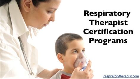 Respiratory therapist programs