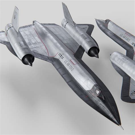 ArtStation - Lockheed Sr 71 Blackbird Exterior Nasa | Resources