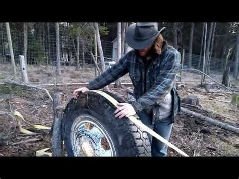 Pulling Stumps With A Wheel YouTube Tractor Idea Stump Removal