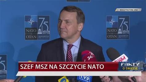 Sikorski Pytany O Zestrzeliwanie Rosyjskich Rakiet S Zagro Eniem Nie