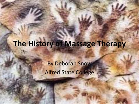 The History Of Massage Therapy