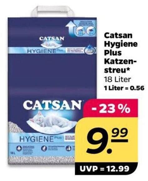 Catsan Hygiene Plus Katzen Streu Liter Angebot Bei Netto