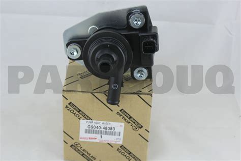 G Genuine Toyota Pump Assy Water W Motor G Oem For