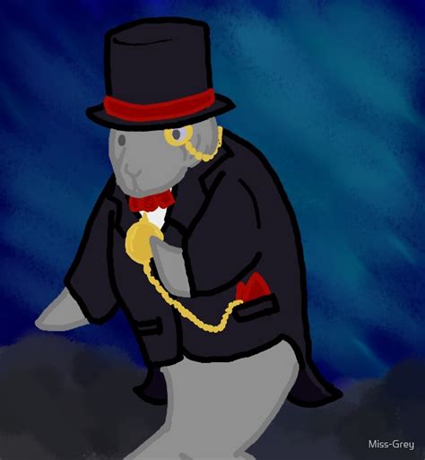 dapper dandy manatee   grey redbubble