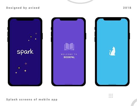 splash screens  mobile app