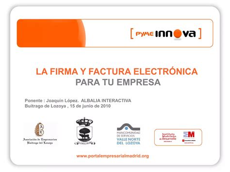 Pyme Innova Firma Y Factura Electronica Ppt