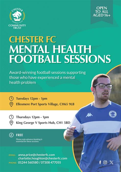 Mental Health Wellbeing Football Chester Fc Community Trust