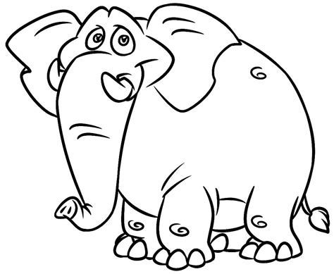 Elefante Grand O Para Imprimir Desenho De Colorir