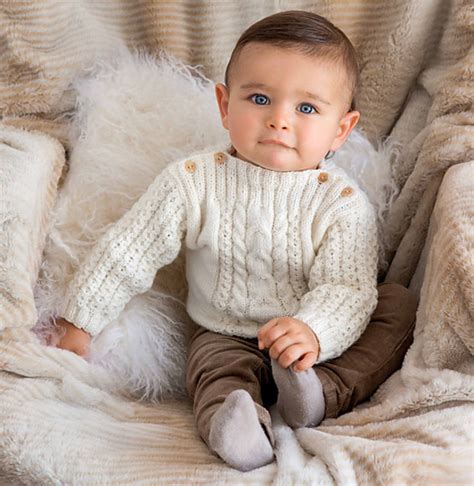 Ravelry Pull Layette Torsad Partner Pattern By Editions Marie