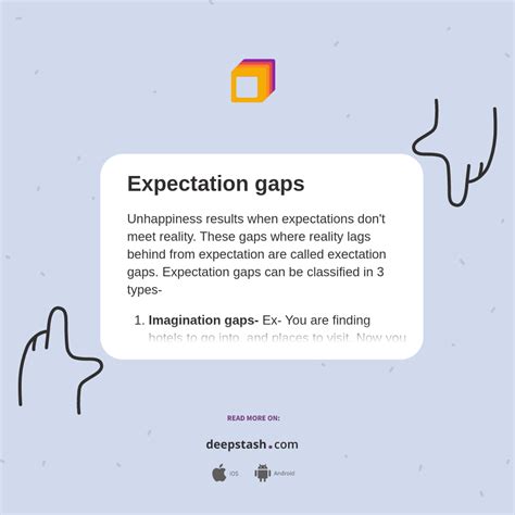 Expectation Gaps Deepstash