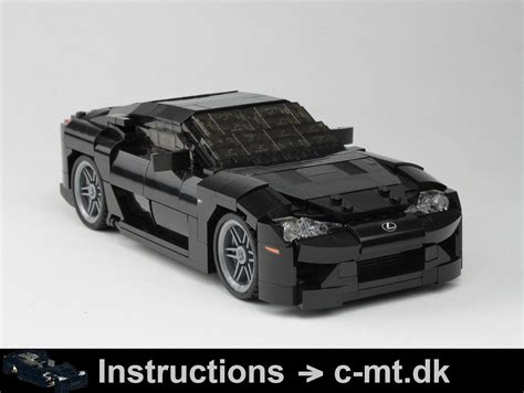 Lego Lexus Lfa In Scale 120 Lego Cars Lexus Lfa Lego Wheels