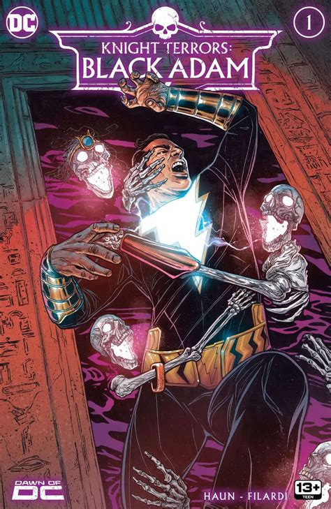 Knight Terrors Black Adam Page Preview And Covers Released By