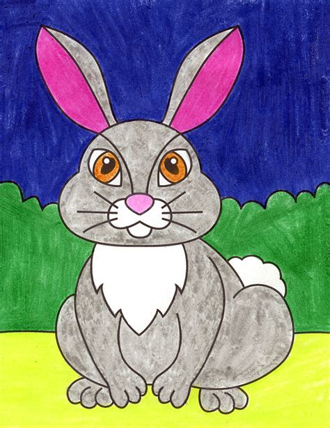 bunny Art Drawing For Kids - Enda Walth