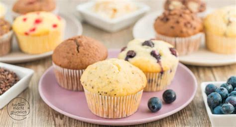 Muffins Grundrezept Backen Macht Gl Cklich