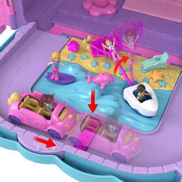 Polly Pocket Set De Juego Pollyville Resort Roll Away