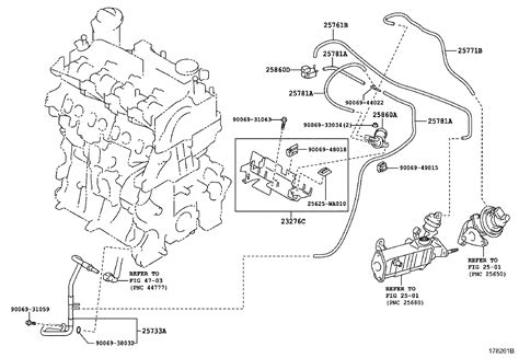 TOYOTA VERSOWAR20R GWFDYW TOOL ENGINE FUEL VACUUM PIPING Japan