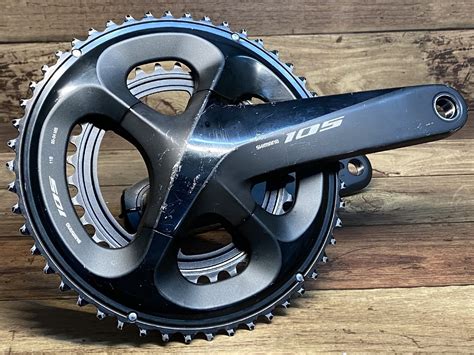 Hl141 シマノ Shimano 105 Fc R7000 クランクセット 5034t 170mm ブラック 自転車、サイクリング