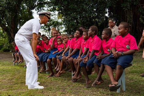 Dvids Images Pacific Partnership Mission Commander Visits Sir