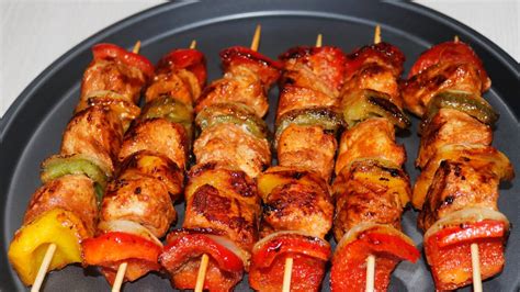 Chicken Shashlik চিকেন সাসলিক রেসিপি Easy Homemade Chicken Shashlik Recipe Youtube