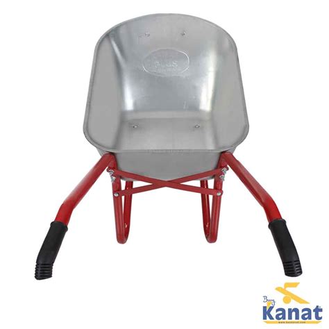 Kanat Plus Galvanized Double Wheel Unassembled Wholesale Wheelbarrow