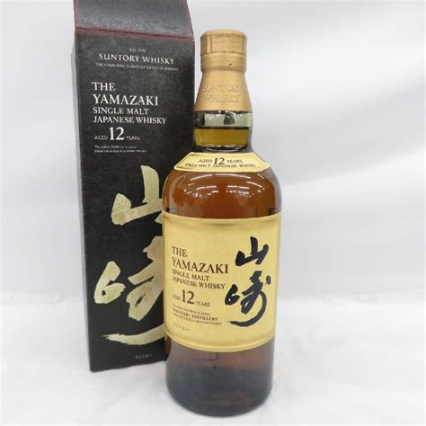 Yahooオークション 【未開栓】suntory サントリー 山崎 12年 シング