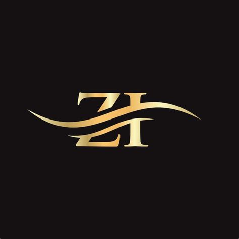 Premium Vector ZI Letter Linked Logo For Business And Company