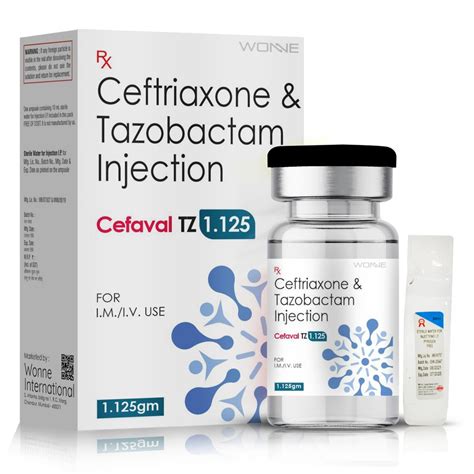 Ceftriaxone 1gm Tazobactam 125mg 1 125 Gm At 180 00 Piece In